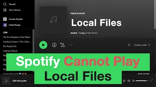 How to Fix Spotify Can't Play Local Files | Tunelf