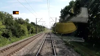 Полтава-Київська - Харків-пас! Train Ride (FHD front viev)