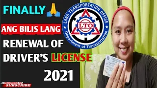 Vlog #49 LTO | RENEWAL OF DRIVING LICENSE 2021 | REQUIREMENTS | PROCESSING FEES |