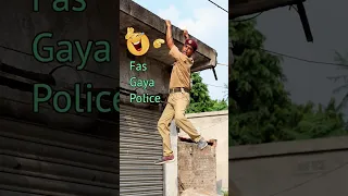 Police wale Ko Banaya pagal #funny #shorts #police