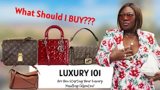 STARTING LUXURY HANDBAG COLLECTION | Dior, Louis Vuitton, Gucci | First Time Luxury Bags to Buy