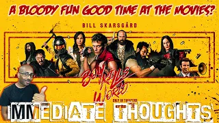 BOY KILLS WORLD IS ONE OF THE BLOODIEST AND FUN MOVIES OF THE YEAR! MOVIE REVIEW | BILL SKARSGARD