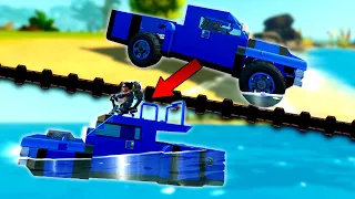We Searched "Amphibious" on the Workshop for Land/Sea Fun!  - Scrap Mechanic Workshop Hunters