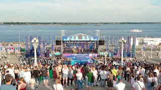 25 июня 2022 года в Волгограде в День Молодёжи прошёл фестиваль #ТриЧетыре, Полное Видео, 4k
