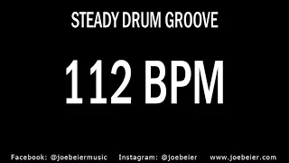 112 BPM - Rock Drum Beat - Backing Track - Practice Tool