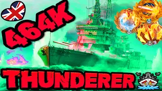 Thunderer drückt 464K DMG *HELLFIRE* "400K Club" ⚓️ in World of Warships 🚢