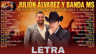 Julion Alvarez X Banda MS Grandes éxitos Mix 2024 (Letra) Musica Romantica - Musica de Banda 2024