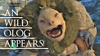 Shadow of War: Middle Earth™ Unique Orc Encounter & Quotes #75 AN WILD OLOG APPEARS!