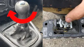 How to fix / repair VW Golf Mk4, Jetta, Bora, Skoda, Seat, Audi Sloppy Gear Stick, Gear Linkage Rods