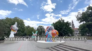 Summer in Hannover, Germany 2022 | Walking Around Town