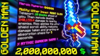 How I got The TWO BILLION Coin Sword In Hypixel Skyblock