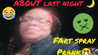 FART SPRAY PRANK ON HUSBAND !!! **HILARIOUS** 🤢💨 PLEASE WATCH TIL THE END😂