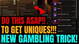 GET YOUR SACRED & ANCESTRAL & UNIQUES Items Gambling THIS WAY!!!