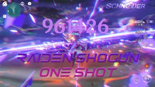 RAIDEN ONE SHOT RAIDEN - GENSHIN IMPACT