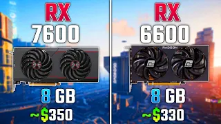 AMD RX 7600 vs RX 6600 | Test in 7 Games