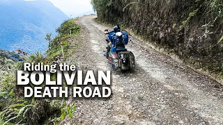 Riding the Bolivian Death Road on a Harley Davidson