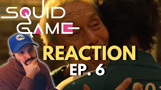 SQUID GAME First Time Watching and Reaction Episode 6 - "Gganbu"
