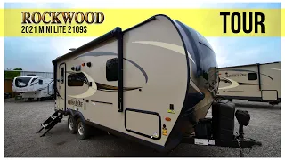 2021 Forest River ROCKWOOD MINI LITE 2109S Travel Trailer Camper at Southern RV McDonough, GA