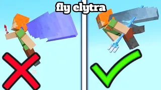 HOW to Use ELYTRA From ground IN MINECRAFT PE | TUTORIAL