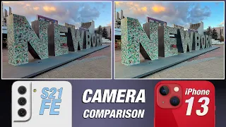 Samsung Galaxy S21 FE vs iPhone 13 Camera Comparison