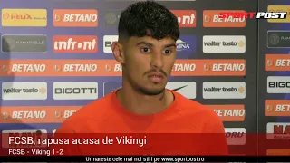 Declarație Florinel Coman după FCSB - Viking 1-2 | Play-off Conference League | 18.08.22