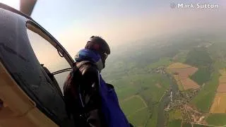 Stuntman Gary Connery's Wingsuit Landing without using a Parachute