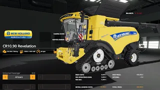 Farming Simulator 19 #019 by Tractor NEW HOLLAND CR10.90 Revelation and with other tractor