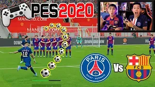 Duelo ÉPICO 😱 BARCELONA vs PSG | PES2020 *final increíble*