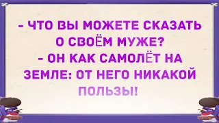 - Что вы можете сказать о своём муже? Подборка свежих анекдотов!