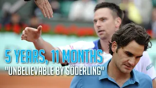 The Player Who Ended the Greatest Streak (5+ YEARS) in Tennis History ● Federer's Dominance Over