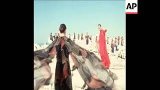 SYND 20-7-70 FASHION SHOW AT THE  ACROPOLIS IN ATHENS