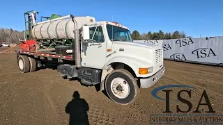 32590 - 1999 International 4700 Tanker Truck Will Be Sold At Auction!