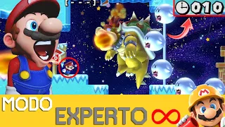 PILLERÍA NEFASTA SALVAJE APARECE... MÚLTIPLES VECES 😞 - EXPERTO INFINITO (NO SKIP) - SMM2 - ZSSJ