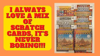 £26 mix of lotto scratch cards. How many of these fun scratch cards will be winners?