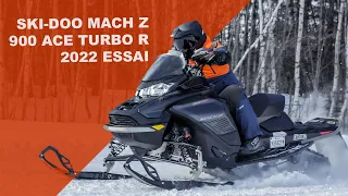 SKI DOO MACH Z 900 ACE TURBO R 2022 ESSAI