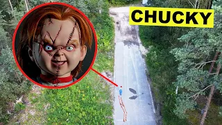 DROHNE überwacht CHUCKY in VERLASSENEN WALD!! | KAMBERG TV