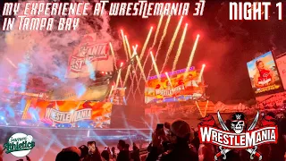 My Experience At Wrestlemania 37 Night 1 at Raymond James Stadium (Weather Delay + Reactions)