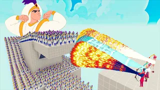 100x ALADDIN + 2x GIANT vs 3x EVERY GOD - Totally Accurate Battle Simulator TABS