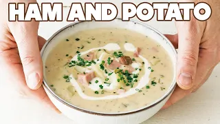 Homemade Ham and Potato Soup Recipe