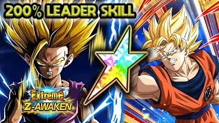 100% EZA AGL LR GOHAN + PHY SUPER SAIYAN GOD GOKU ROTATION! Dragon Ball Z Dokkan Battle