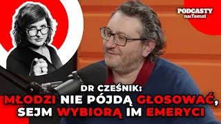 Dr Cześnik: Jeśli młodzi nie pójdą głosować, Sejm wybiorą im emeryci | PoliTYka #120