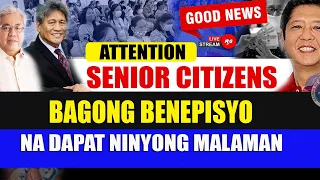 💕BAGONG BENEPISYO NG SENIOR CITIZENS NA DAPAT NINYONG MALAMAN