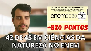 Como Eu Quase Gabaritei Ciências da Natureza no ENEM | Experiência e Método Que Usei