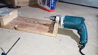 how to make a drill powered by wood working machine 2022 || desi Jugaad drill machine