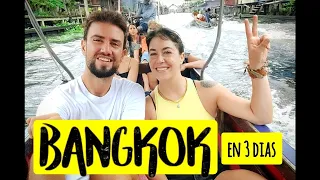 BANGKOK en 3 días | Templos, comida callejera, mercado flotante, Khaosan...