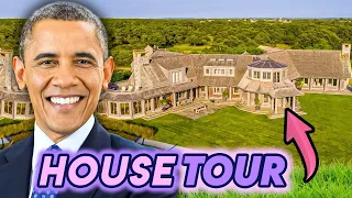 Barack Obama | House Tour | His $11.75 Million Massachusetts Mansion