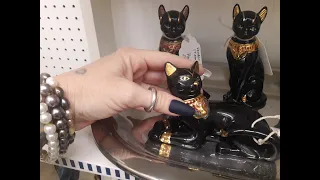 asmr - Antique Shop walk through, Egyptian Cats, soft spoken / lo-fi