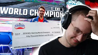 Reacting to My NHL Gaming World Championship Win from 2018