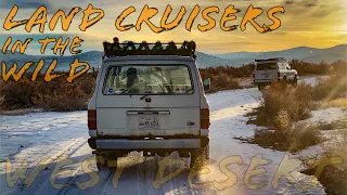 LAND CRUISERS IN THE WILD | Utah’s West Desert | FJ60 FJ62 100 Series Snowy Off Roading