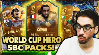 OPENING x28 MAX. 89 FIFA WORLD CUP HERO UPGRADE SBC PACKS! - FIFA 23 ULTIMATE TEAM